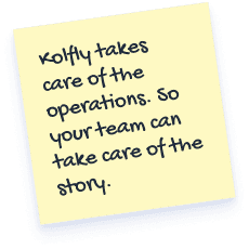 Market5pro takes care of the operations. So your team can take care of the story.